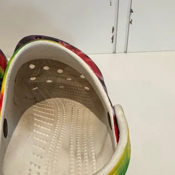 CROCS Colorful Tie-Dye M 8 W 10 - Picture 6 of 12